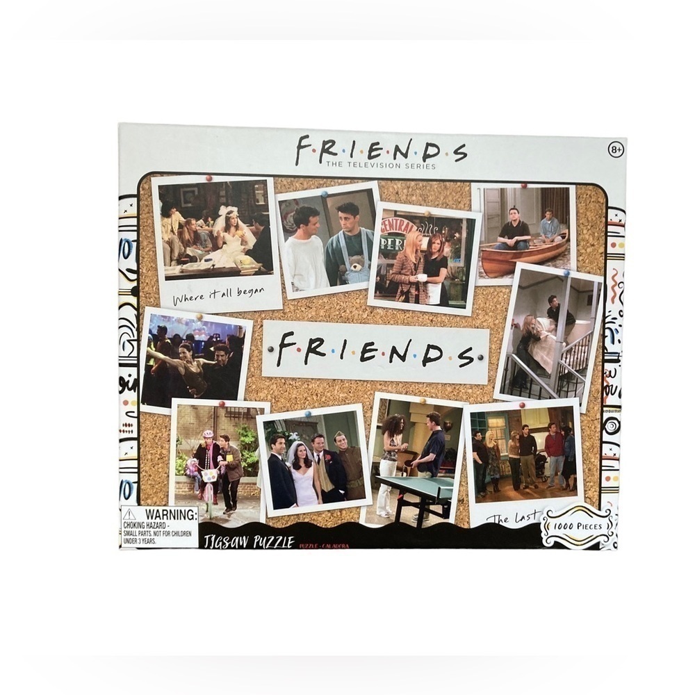 Friends Television Series 1000 pc Polaroid pictures classic moments puzzle NWT